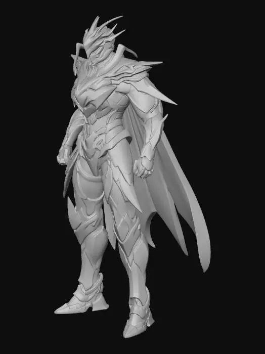 3D model for Darksteel Warden