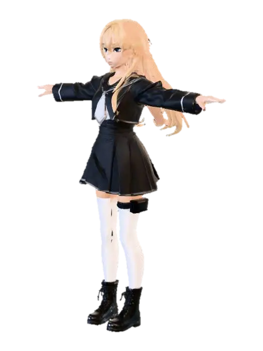 Modelo 3D de City Stroll - Femalefigure, gerado por IA
