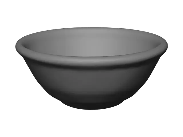 3D model for Colorful Mosaic Bowl