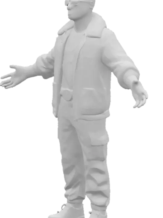 3D model for Confident Charisma