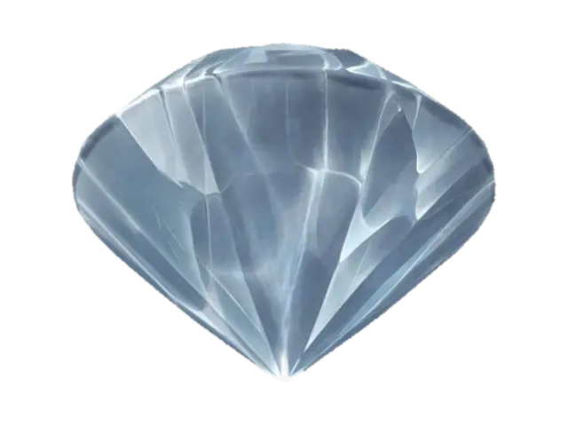 Diamond 3D model, vytvořený pomocí AI