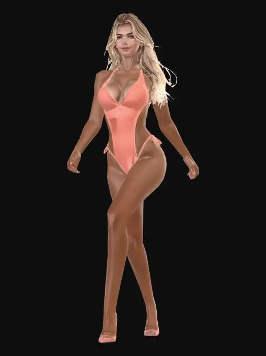 3D model for Poolside Coral Glow