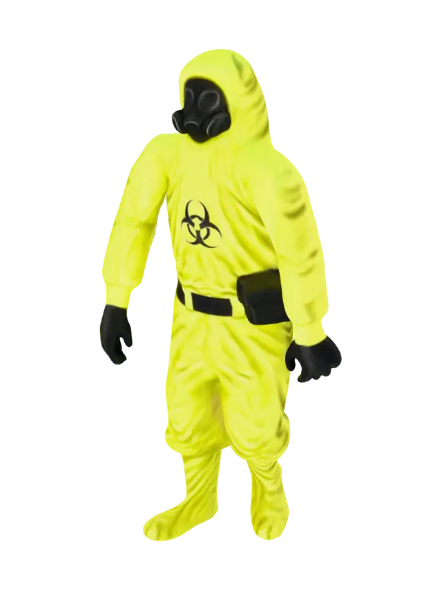 3D model for Yellow Hazmat Suit