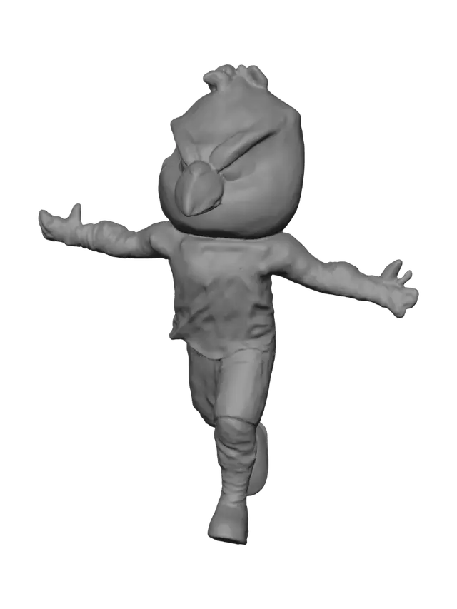 3D model for Golden Canary Mascot on the Field