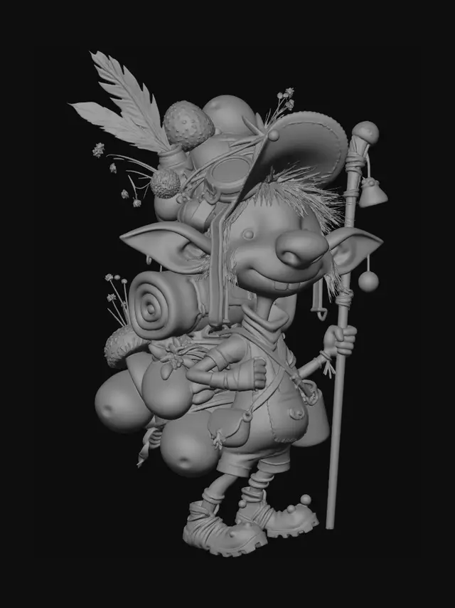 3D model for Mushroom Trail Scout