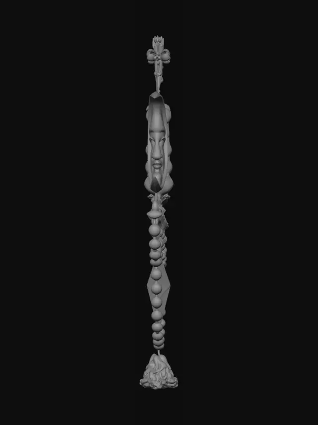 3D model for Crescent Moons and Star Crest