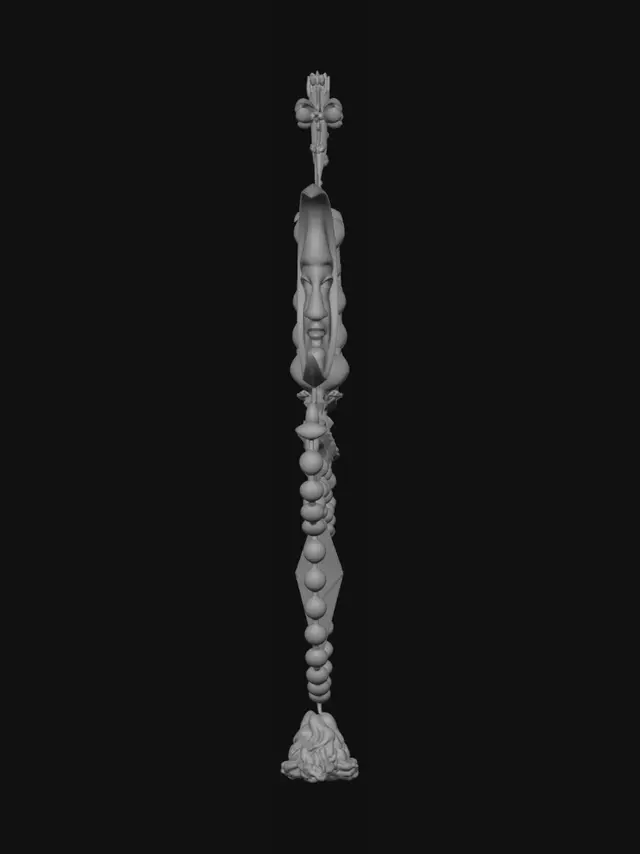3D model for Crescent Moons and Star Crest