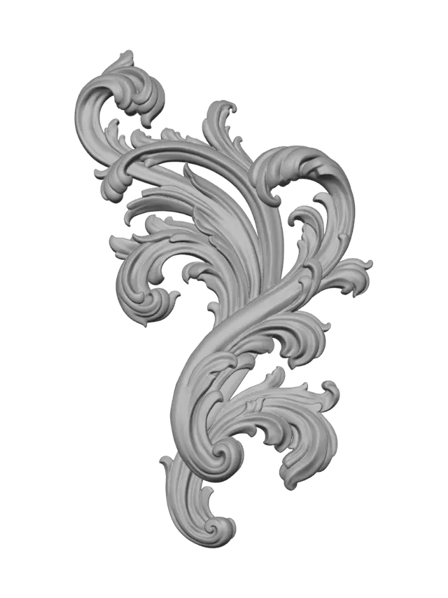 3D model for Acanthus Scroll