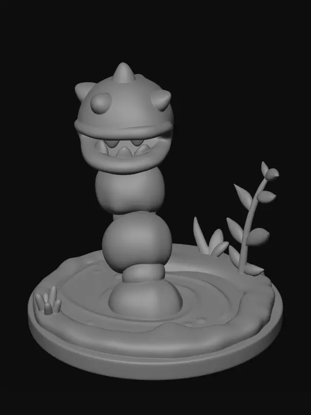 3D model for Rosy Wobbleworm