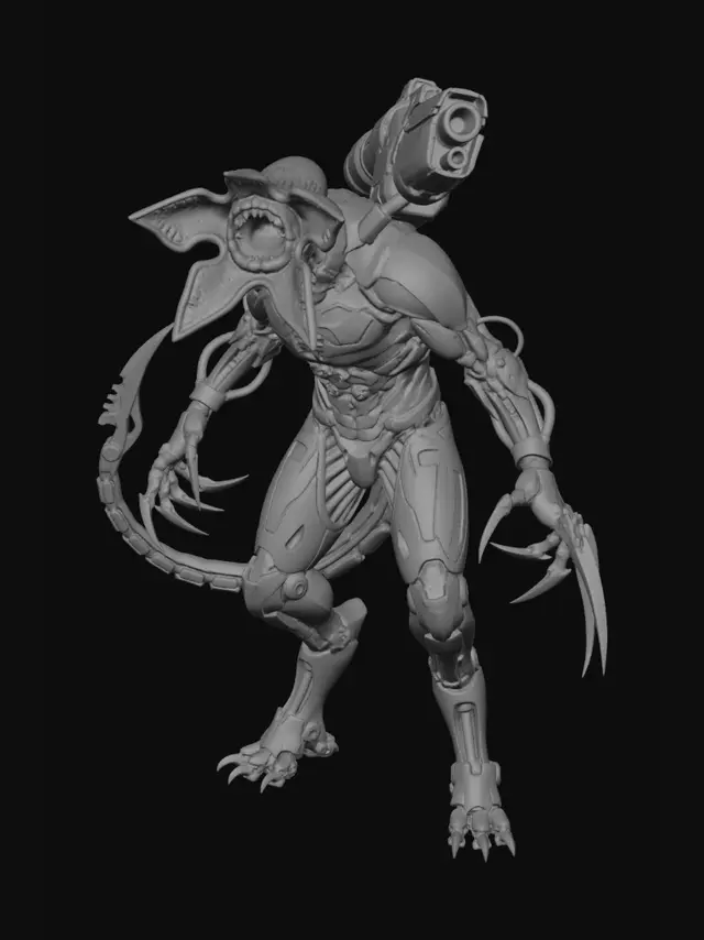 3D model for Cyber-Hawkins Chronicles