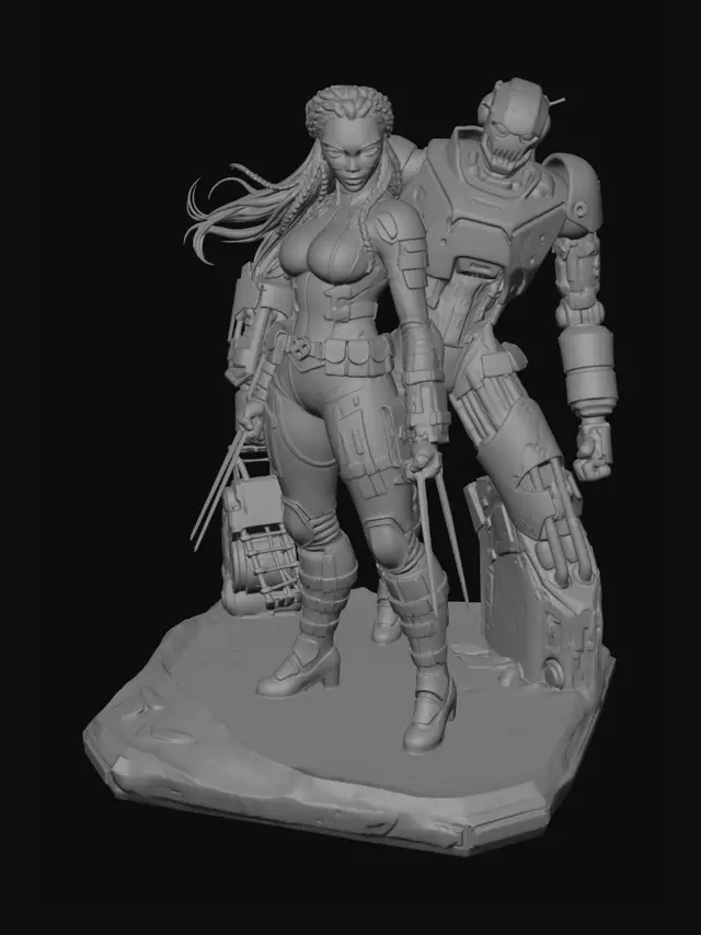 3D model for Desert Claw