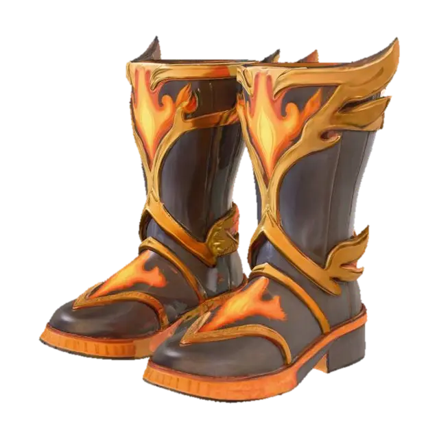 3D model for Flamewalker's Boots