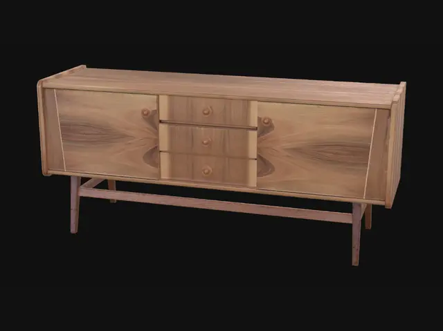 3D model for Danish Modern Teak Sideboard
