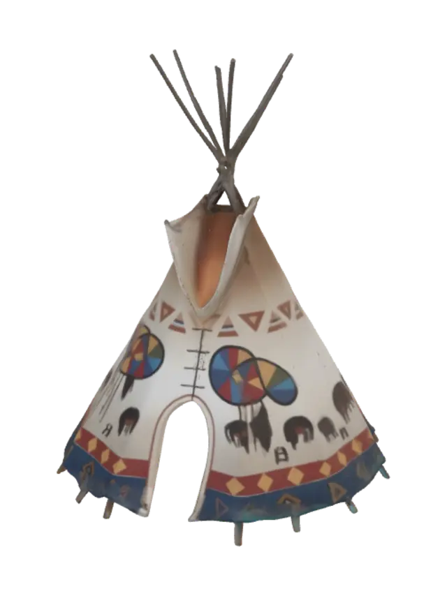 3D model for The Painted Tipi