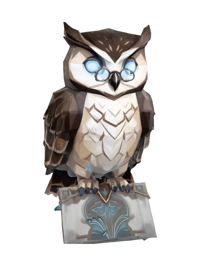 Owl_pet - Armorless AI 생성 3D 모델