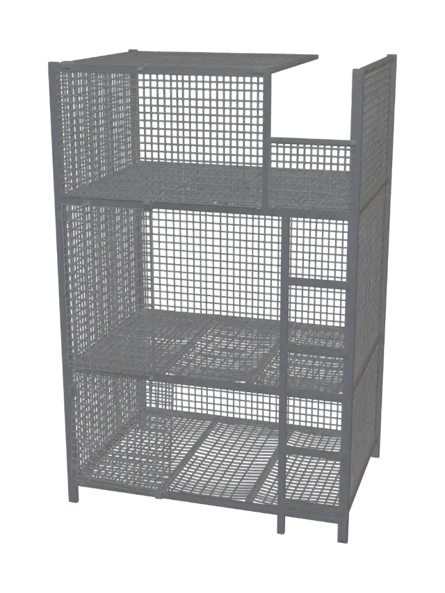 3D model for Vertical Mesh Cage System