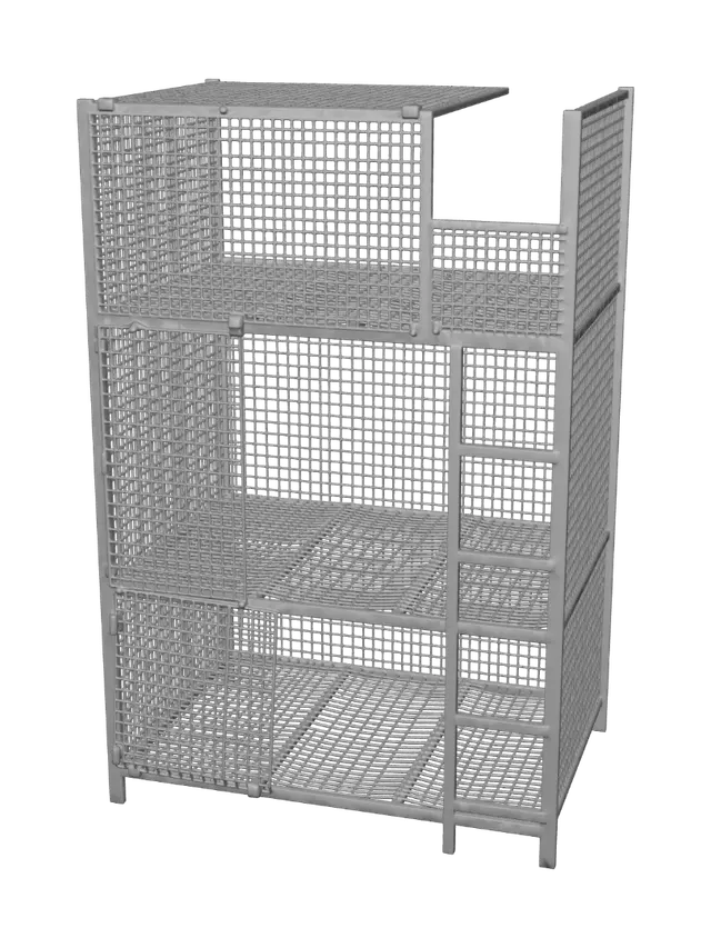 3D model for Vertical Mesh Cage System