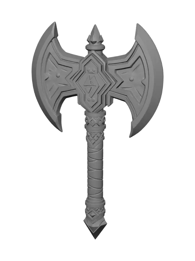 3D model for Crimson Lightning Axe