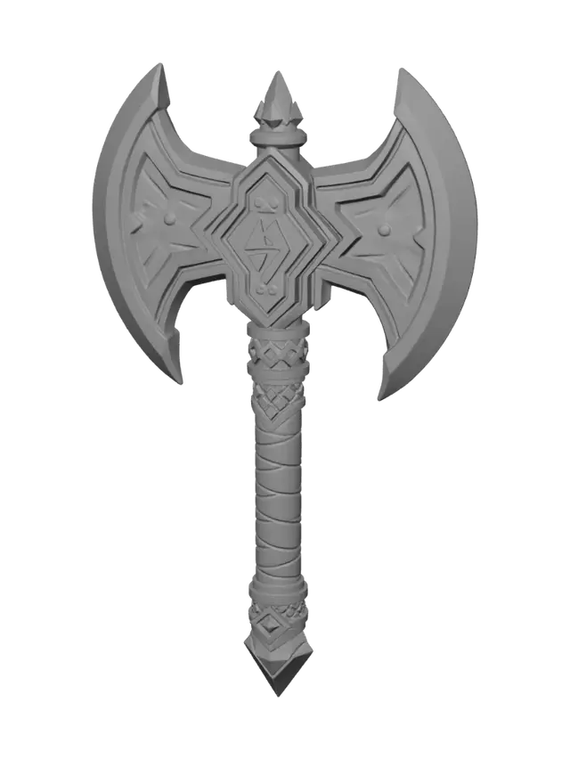 3D model for Crimson Lightning Axe