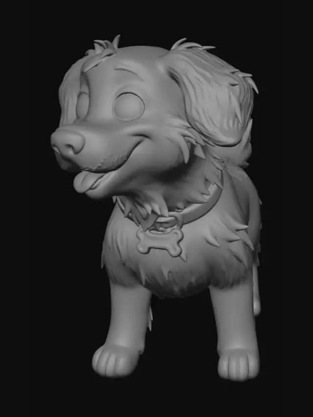 3D model for Boncuk the Friendly Park Pup