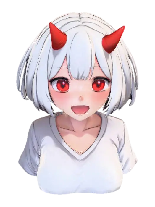 Mô hình 3D Demon Smiles - Expression, được tạo bằng AI