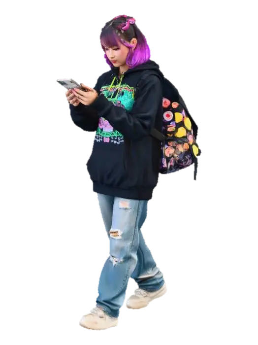 Connected Stroll - Walk 3D model, vytvořený pomocí AI