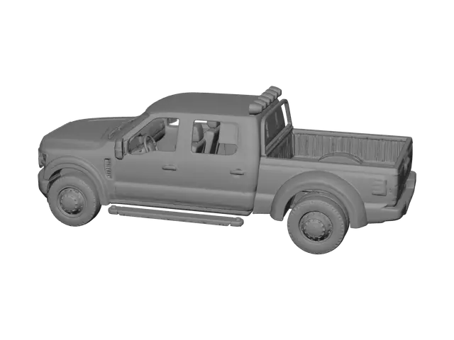 3D model for Weathered Truck 3D Design