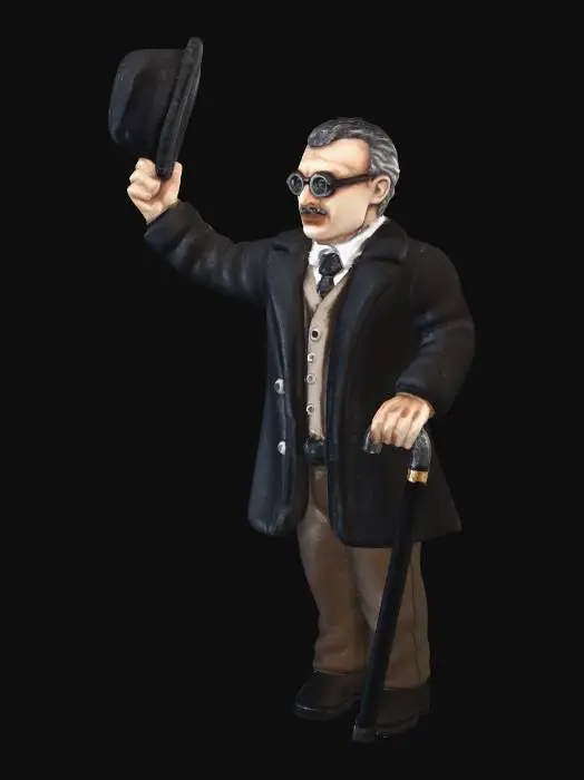 3D model for Tipping Hat Gentleman