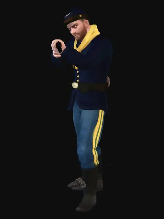 3D model for Bluecoat Rifleman