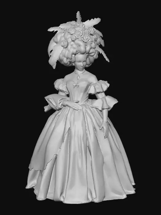 3D model for Marie Antoinette