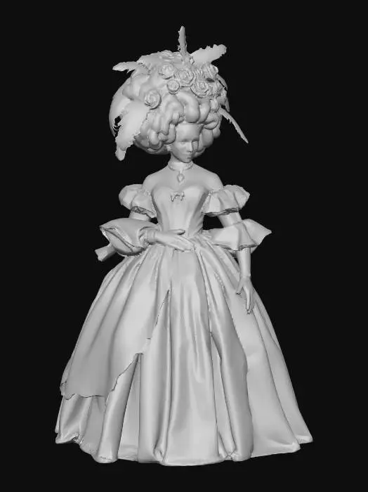 3D model for Marie Antoinette