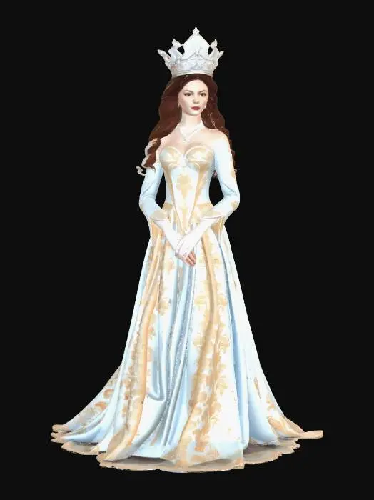 3D model for Empress of French Joséphine 1st wife of Napoleon Bonaparte