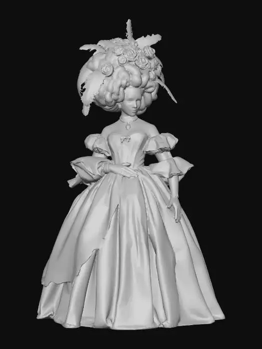 3D model for Marie Antoinette