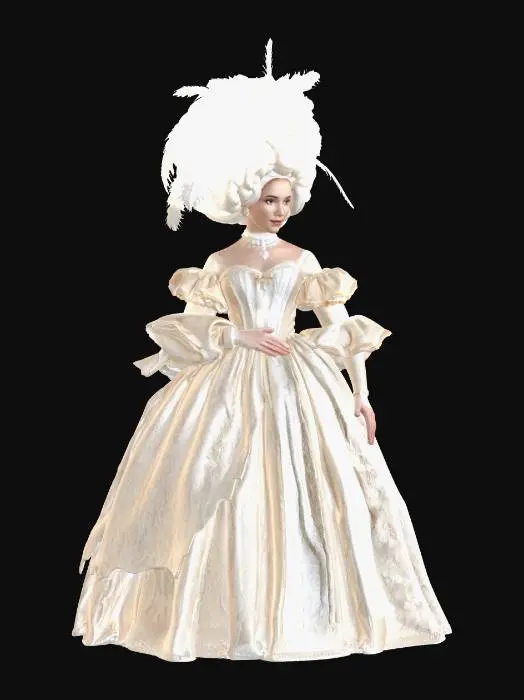 3D model for Marie Antoinette