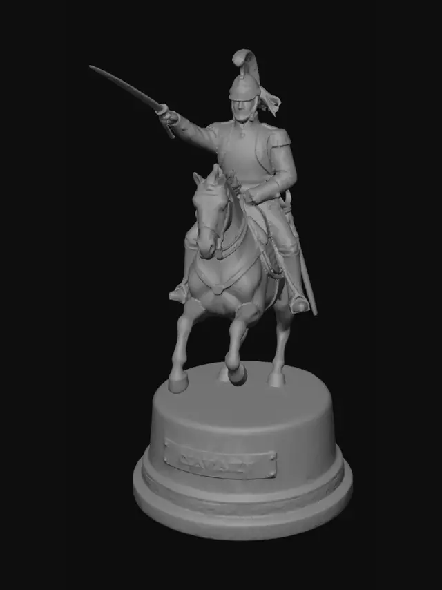 3D model for Cavalry Charge