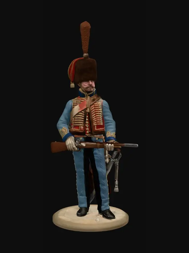 3D model for hussard_10eme_rgt