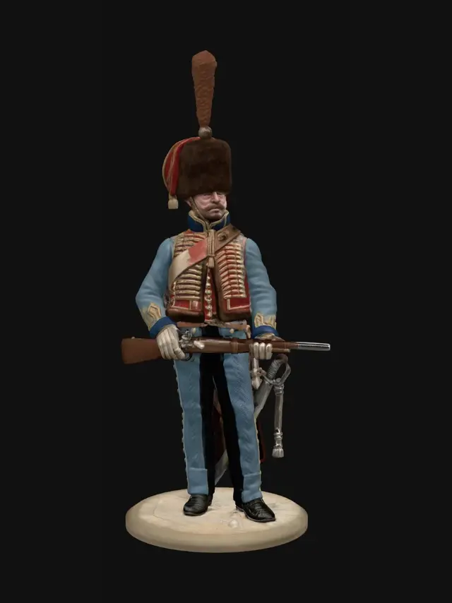 3D model for hussard_10eme_rgt