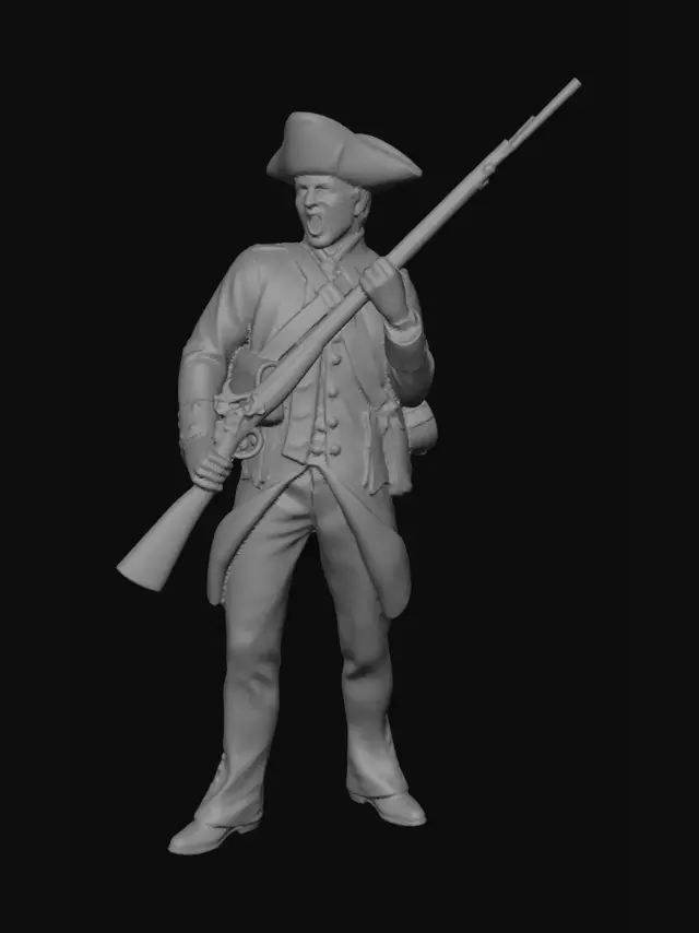 3D model for Royal soldier in French revolution 1789
