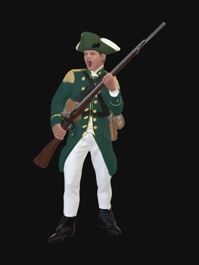 3D model for Royal soldier in French revolution 1789