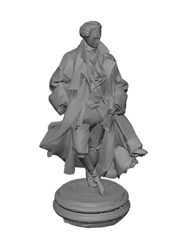 3D model for Marrat protagonist of French revolution