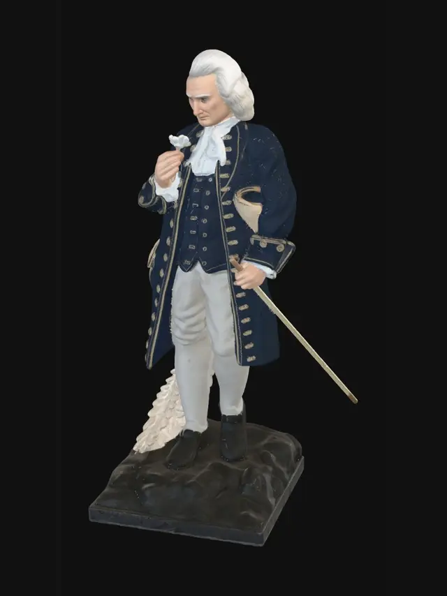 3D model for Jean Jacque Rosseau famous writer and theoretician of French revolution