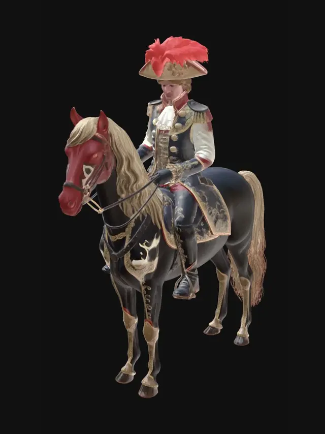 3D model for Plumed Cavalier at Versailles