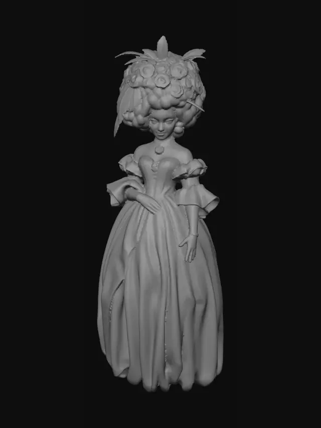 3D model for Feathered Duchess