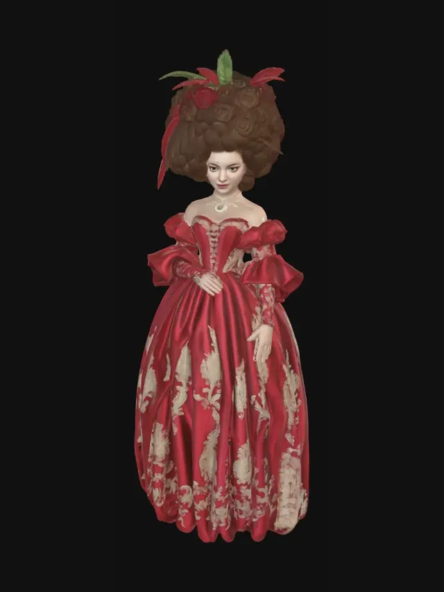 3D model for Feathered Duchess