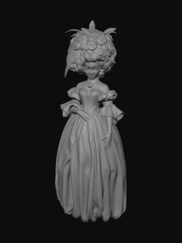 3D model for Feathered Duchess