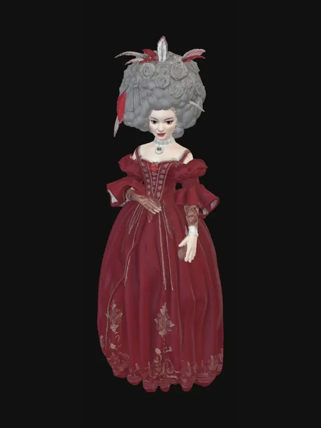 3D model for Feathered Duchess