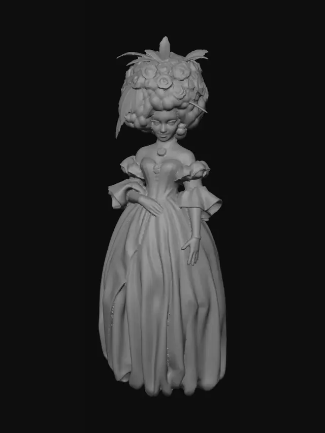 3D model for Feathered Duchess