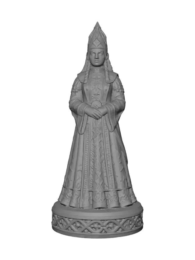 3D model for simplify_Kazakh_Queen