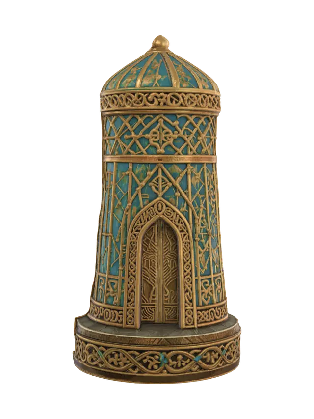 3D model for Kazakh Yurt Rook