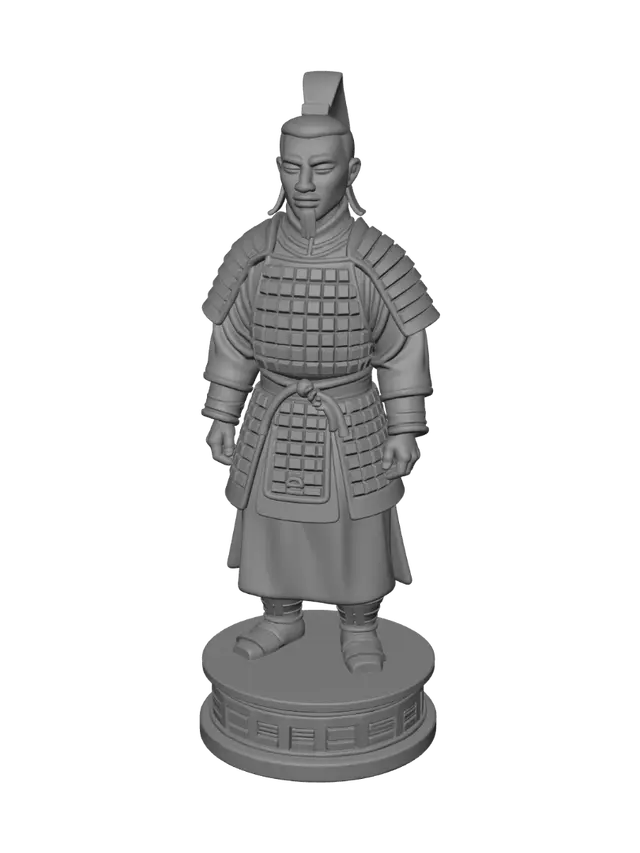 3D model for PAWN TERRACOTA CHESS PIECE